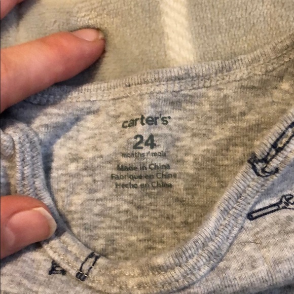 Fire truck and hammer onesies - Picture 3 of 5